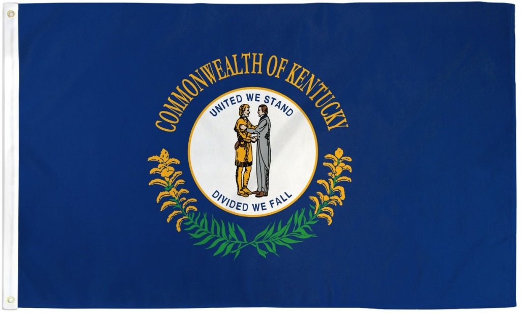 Kentucky Flag 3x5ft Poly - Flags Importer