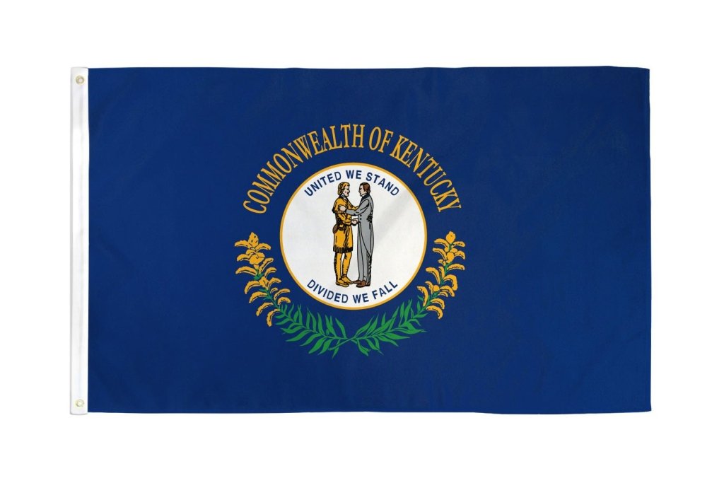 Kentucky Flag 3x5ft Poly - Flags Importer