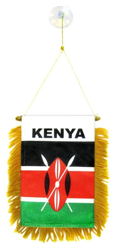 Kenya Mini Banner - Flags Importer