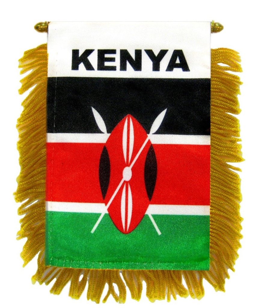 Kenya Mini Banner - Flags Importer