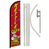 Kettle Corn Windless Banner Flag & Pole Kit - Flags Importer