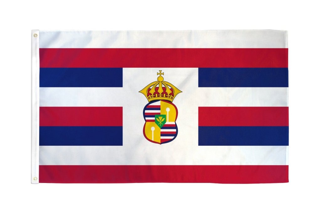 King Kalakaua Flag 3x5ft Poly - Flags Importer