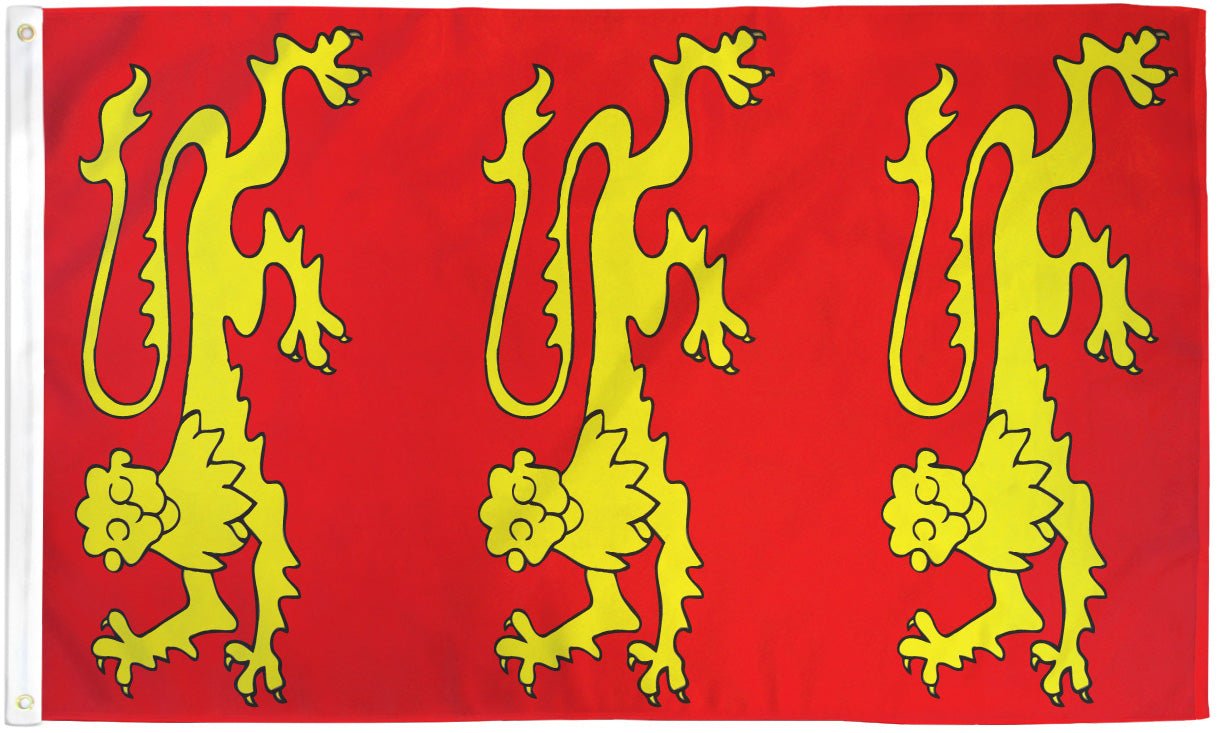 King Richard I Flag 3x5ft Poly - Flags Importer