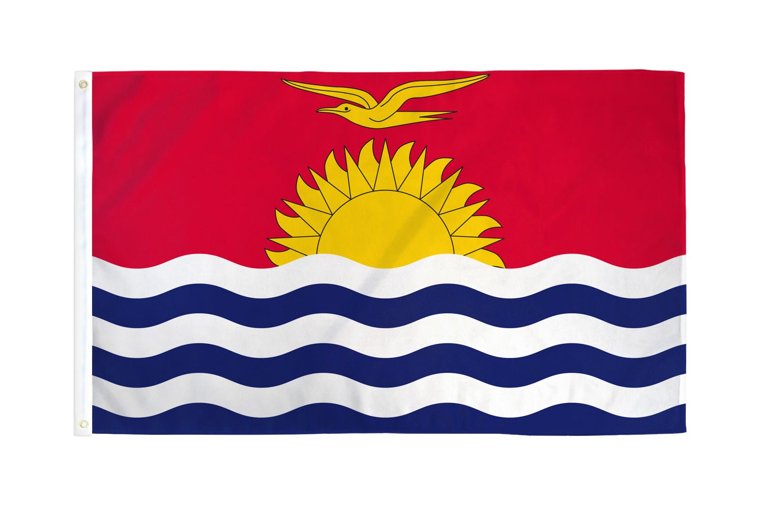 Kiribati Flag 3x5ft Poly - Flags Importer