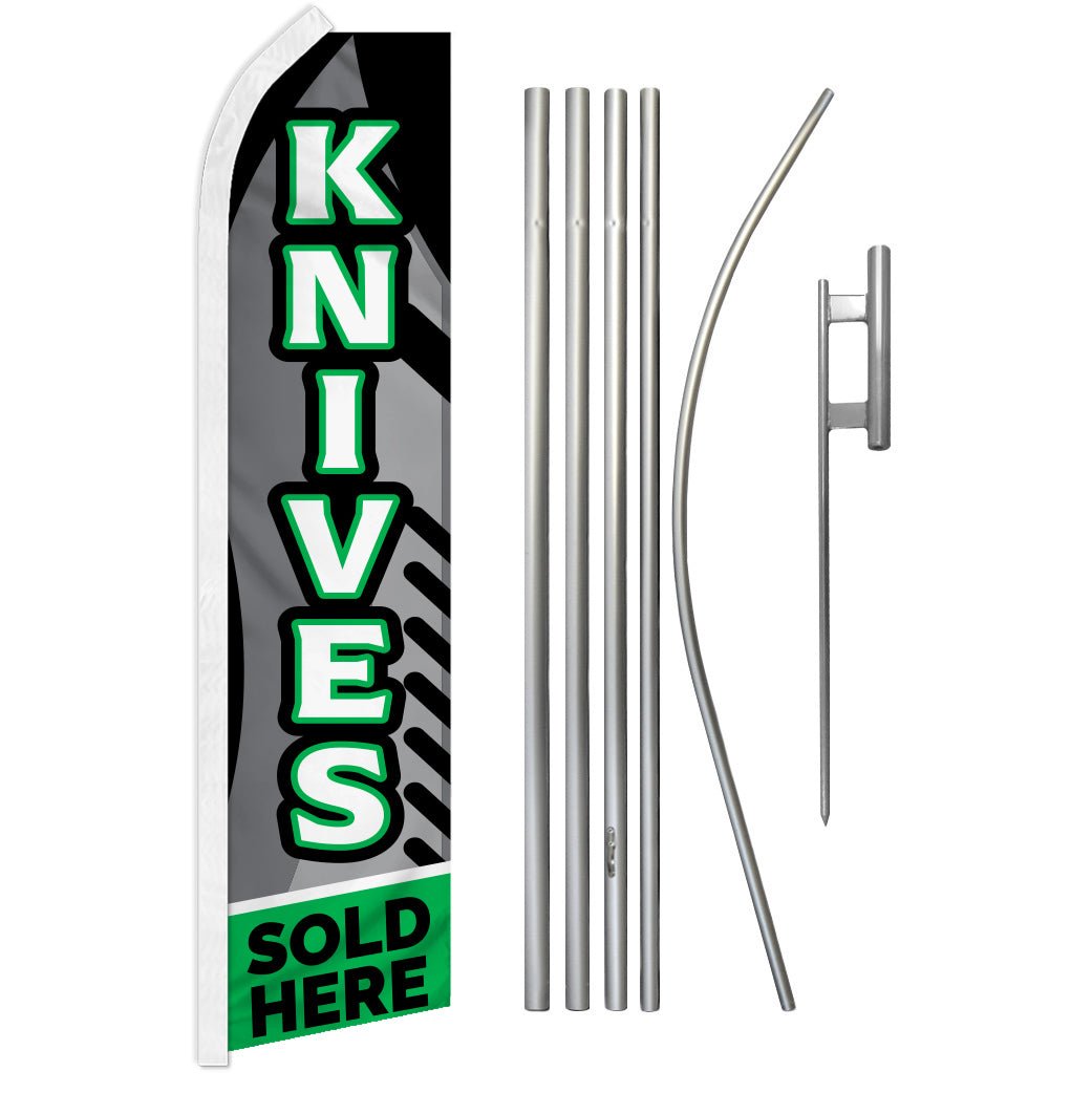 Knives Sold Here Super Flag & Pole Kit - Flags Importer