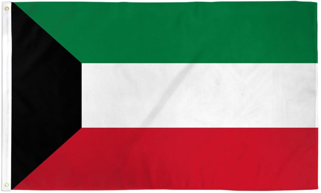 Kuwait Flag 2x3ft Poly - Flags Importer