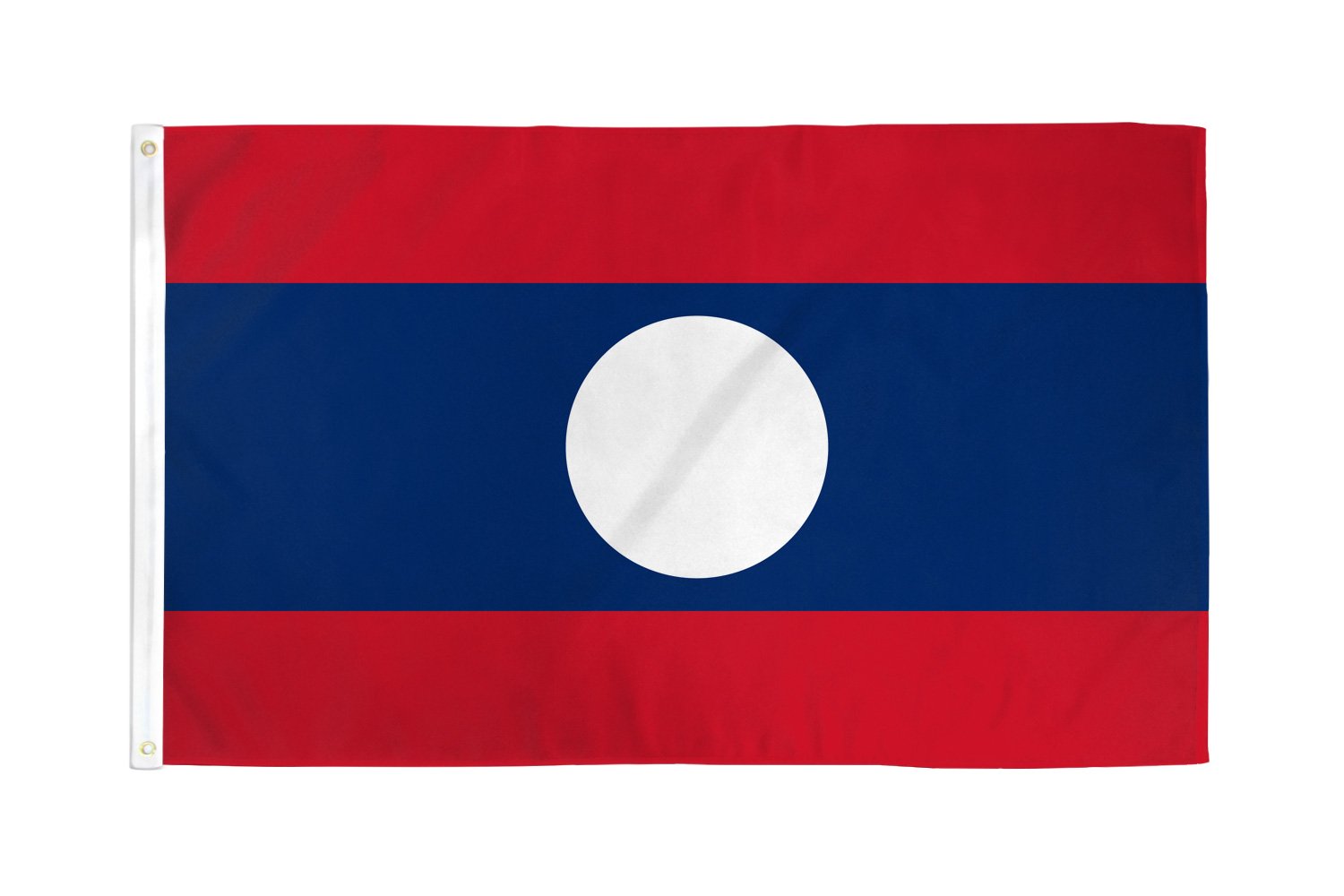 Laos Flag 2x3ft Poly - Flags Importer