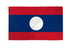 Laos Flag 3x5ft Poly - Flags Importer