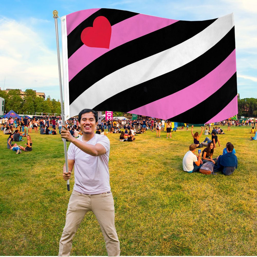 Leather Girl Pride Flag 3x5ft Poly - Flags Importer