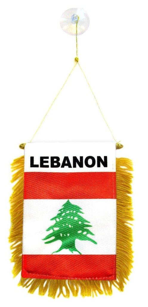 Lebanon Mini Banner - Flags Importer