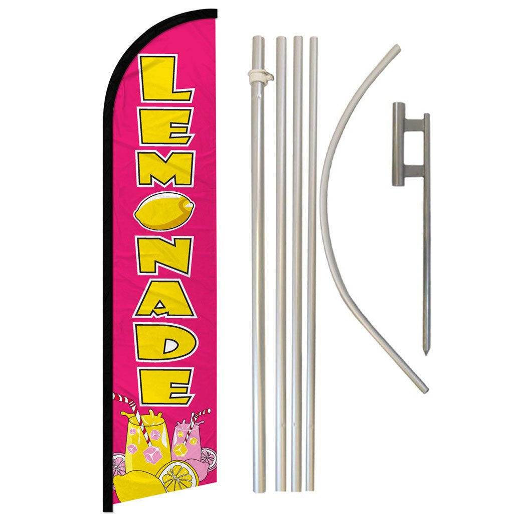 Lemonade Windless Banner Flag & Pole Kit - Flags Importer