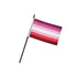 Lesbian (Plain) 4x6in Stick Flag - Flags Importer