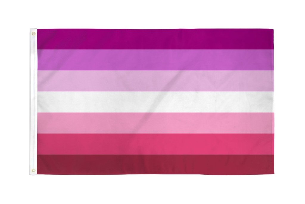 Lesbian (Plain) Flag 2x3ft Poly - Flags Importer