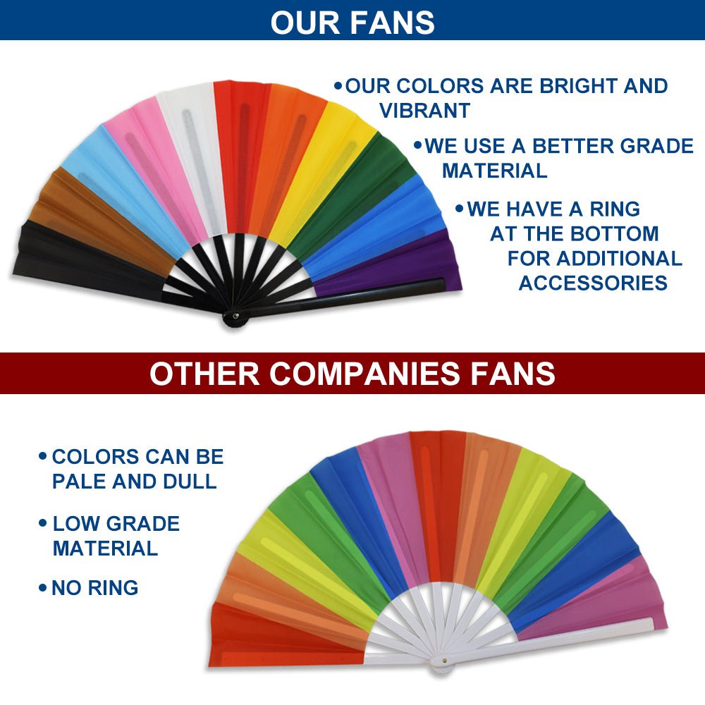 Lesbian (Sunset) X - Large Hand Fan - Flags Importer