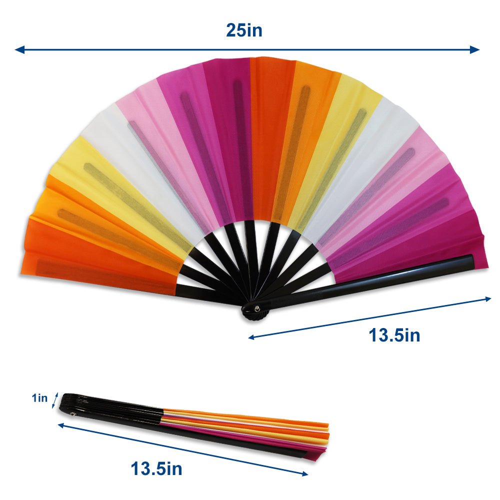 Lesbian (Sunset) X - Large Hand Fan - Flags Importer