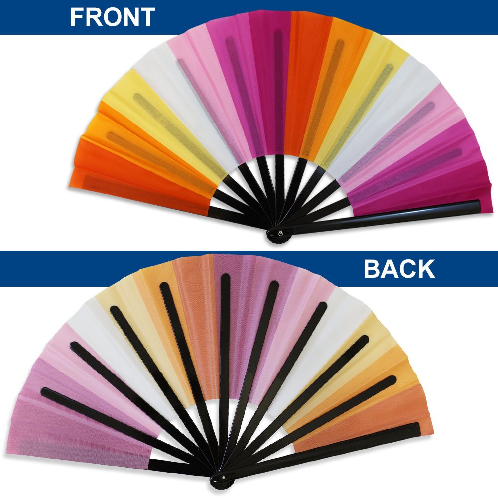 Lesbian (Sunset) X - Large Hand Fan - Flags Importer