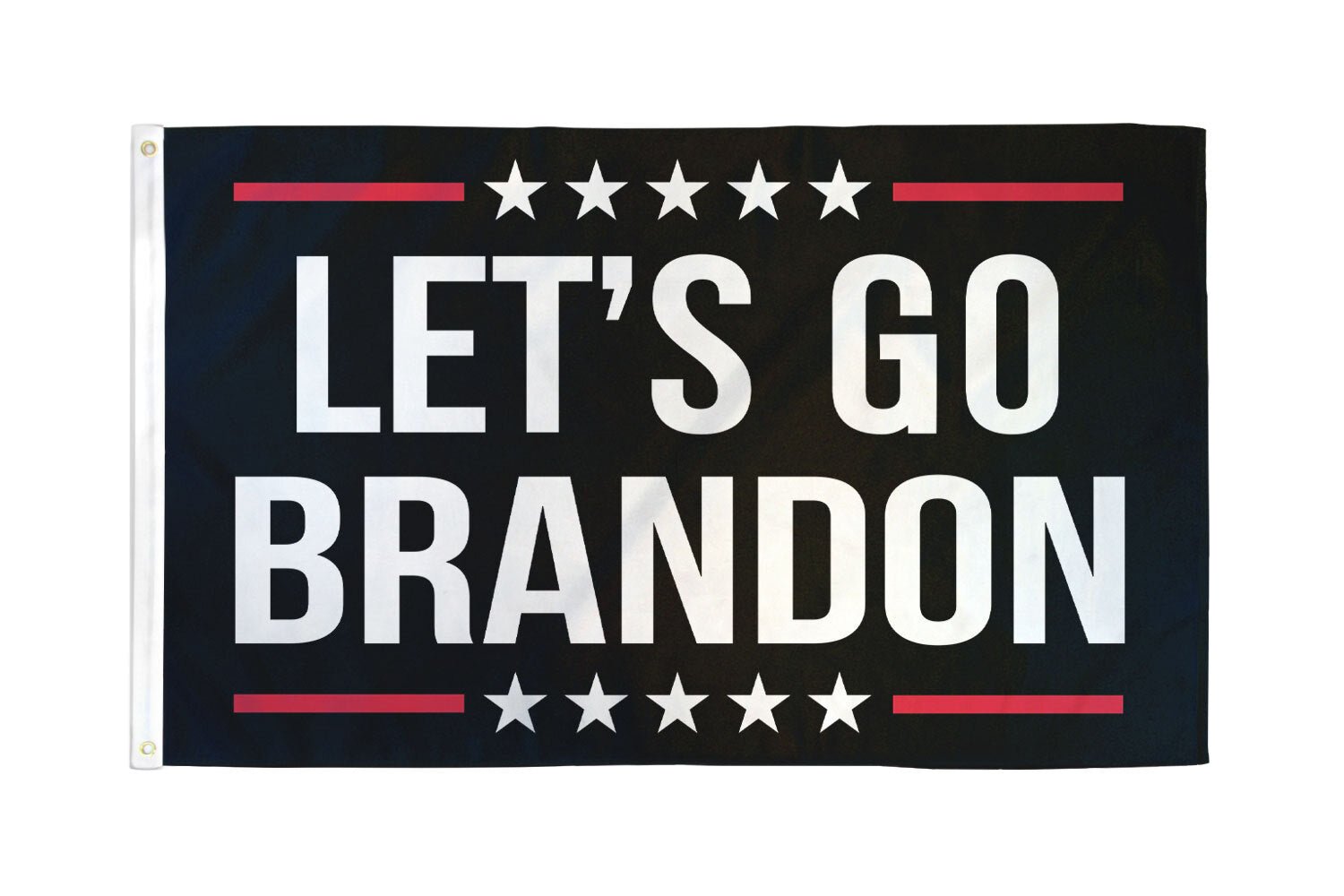 Let's Go Brandon (Black) Flag 3x5ft Poly - Flags Importer