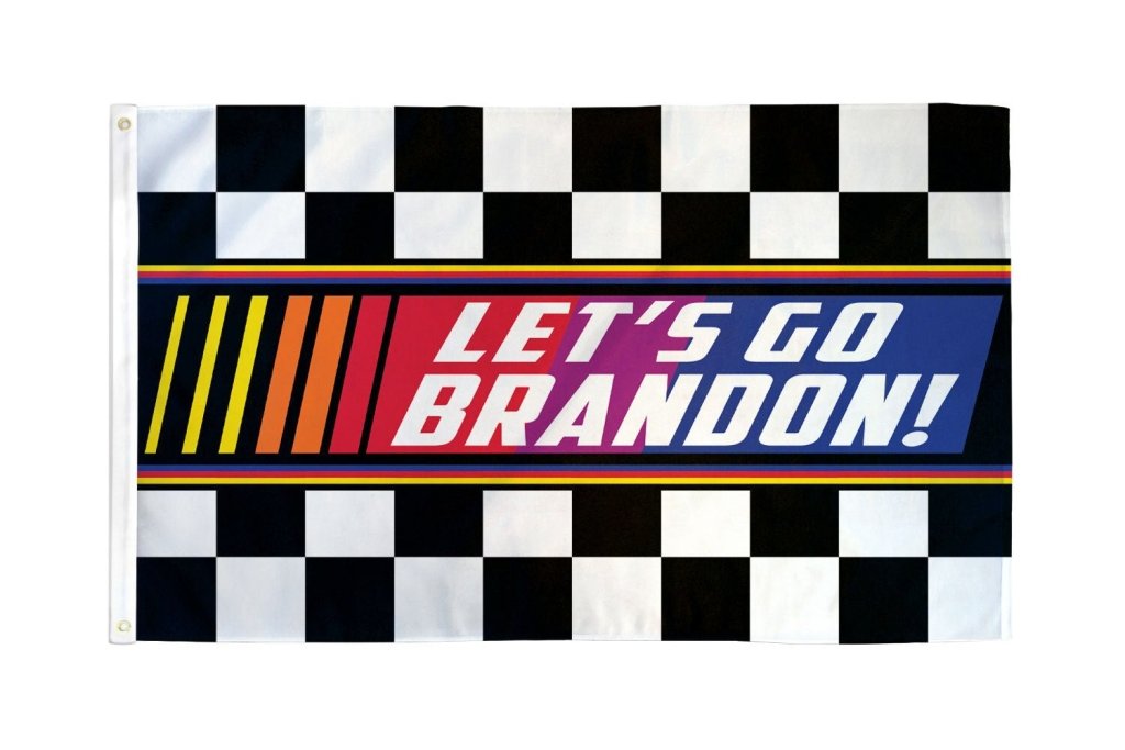 Let's Go Brandon (Checkered) Flag 3x5ft Poly - Flags Importer