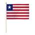 Liberia 12x18in Stick Flag - Flags Importer