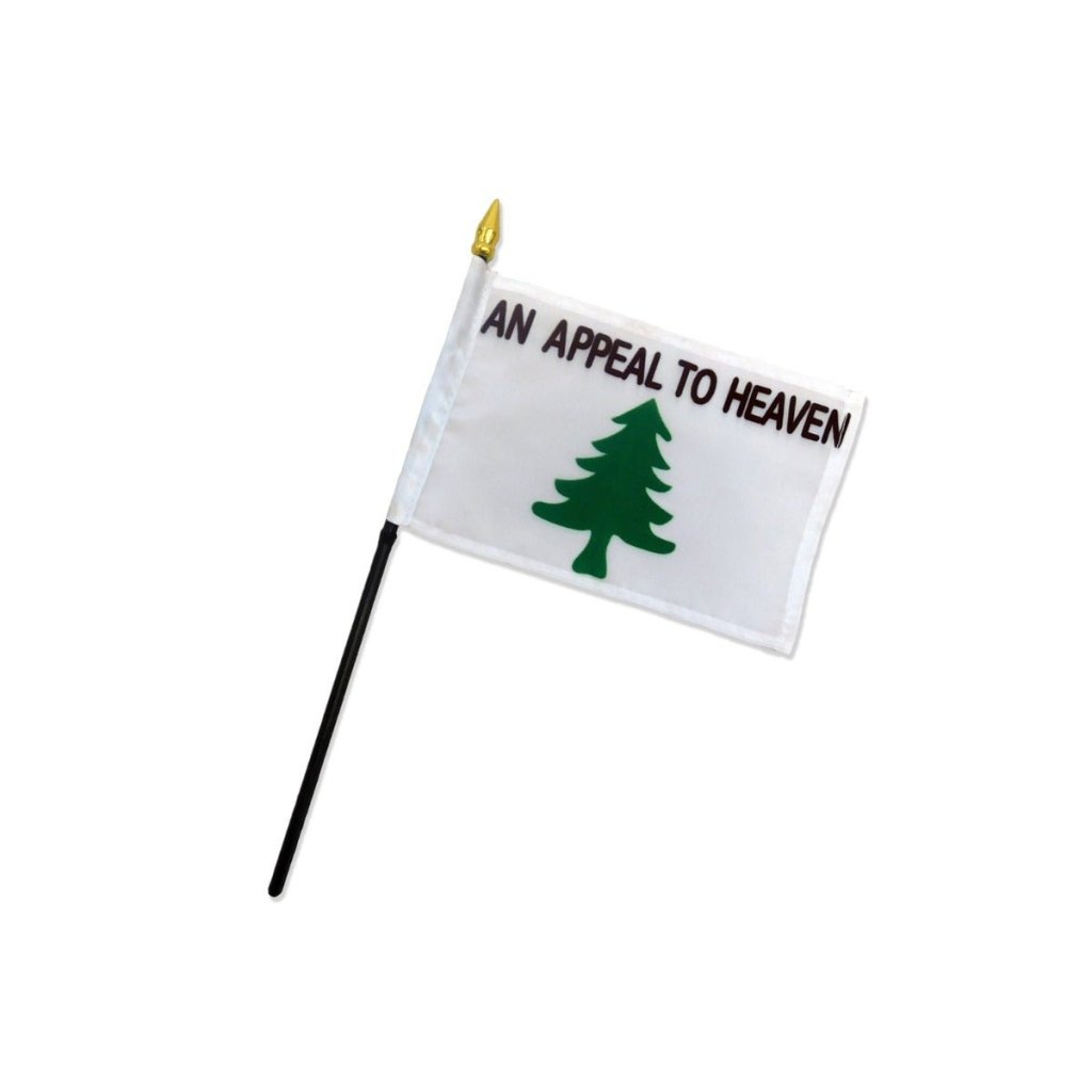 Liberty Tree 4x6in Stick Flag - Flags Importer