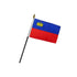 Liechtenstein 4x6in Stick Flag - Flags Importer