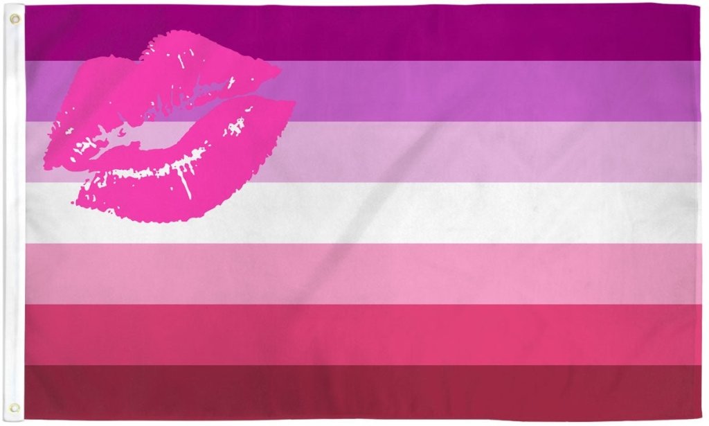 Lipstick Lesbian Flag 2x3ft Poly - Flags Importer