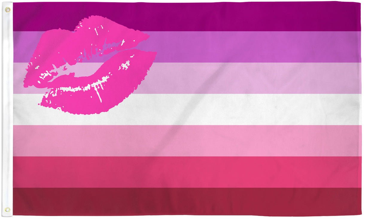 Lipstick Lesbian Flag 3x5ft Poly - Flags Importer