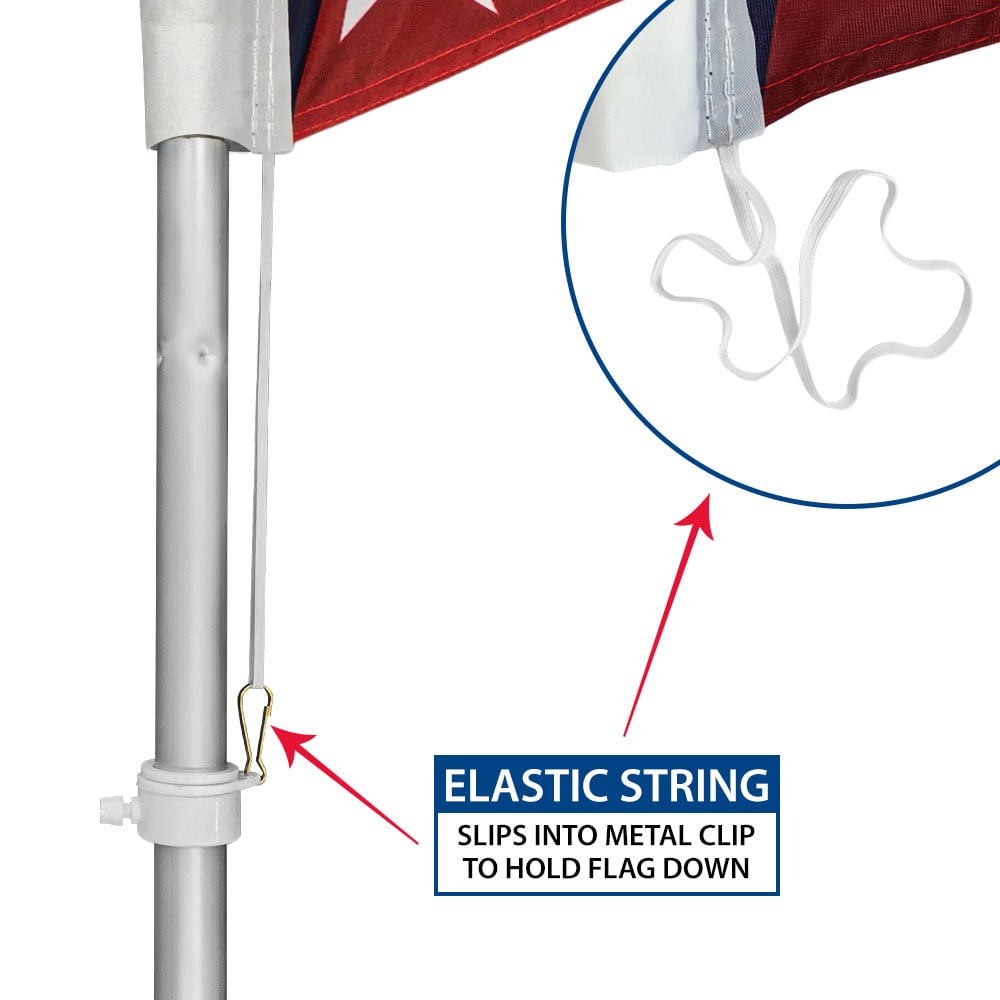 Llantas Nuevas y Usadas Super Flag & Pole Kit - Flags Importer