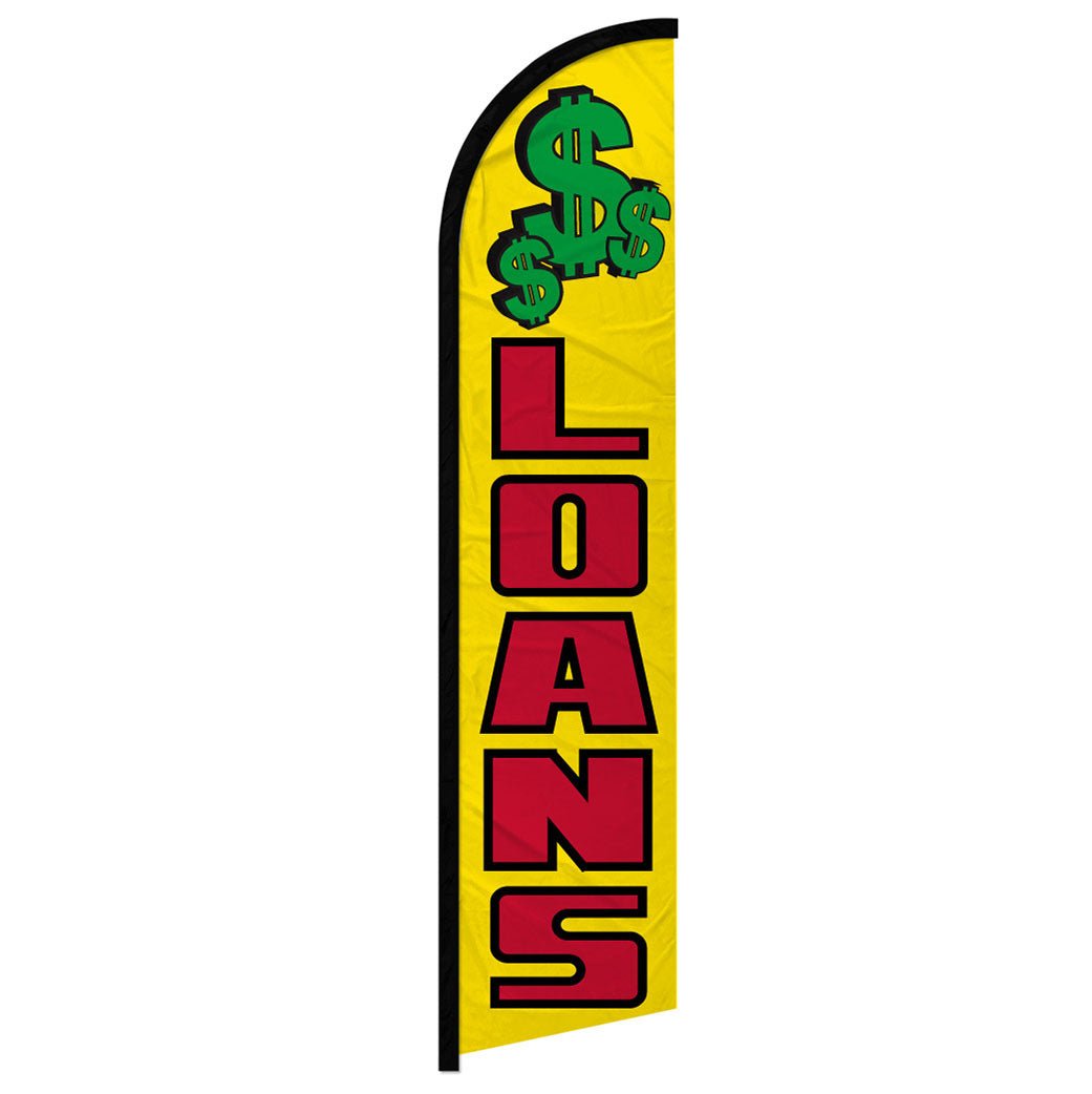 Loans Windless Banner Flag - Flags Importer