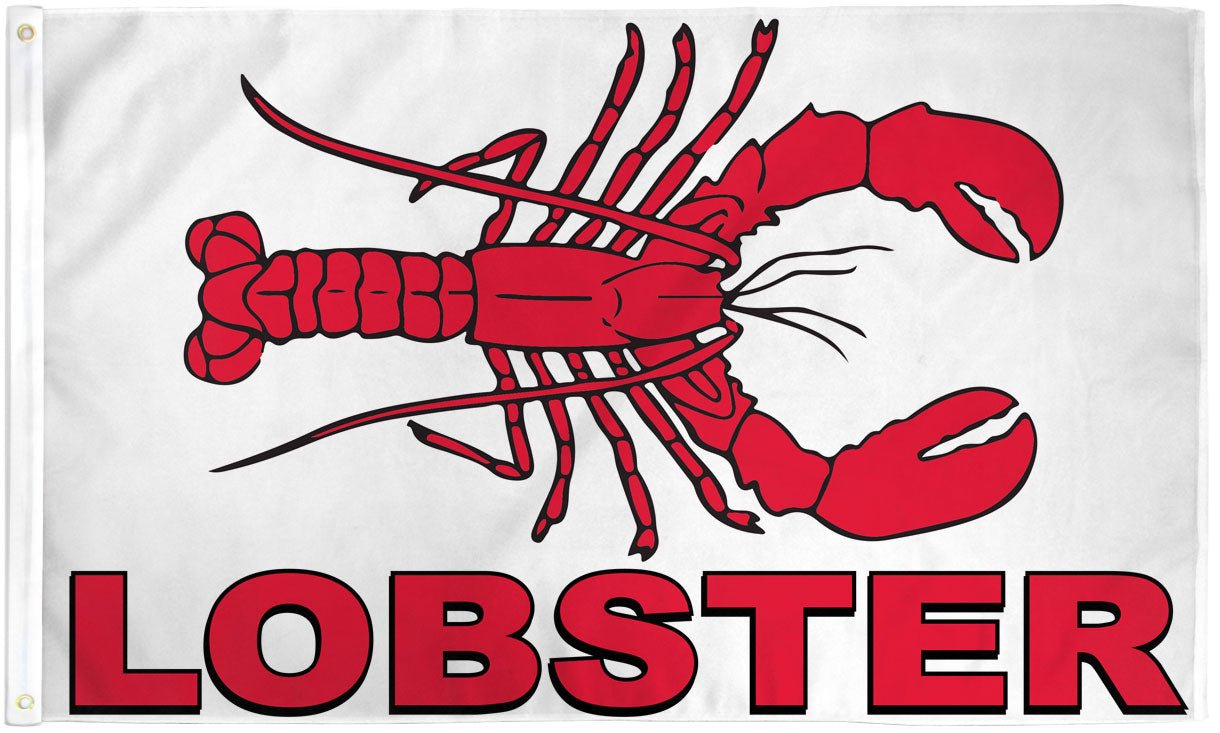 Lobster Flag 3x5ft Poly - Flags Importer