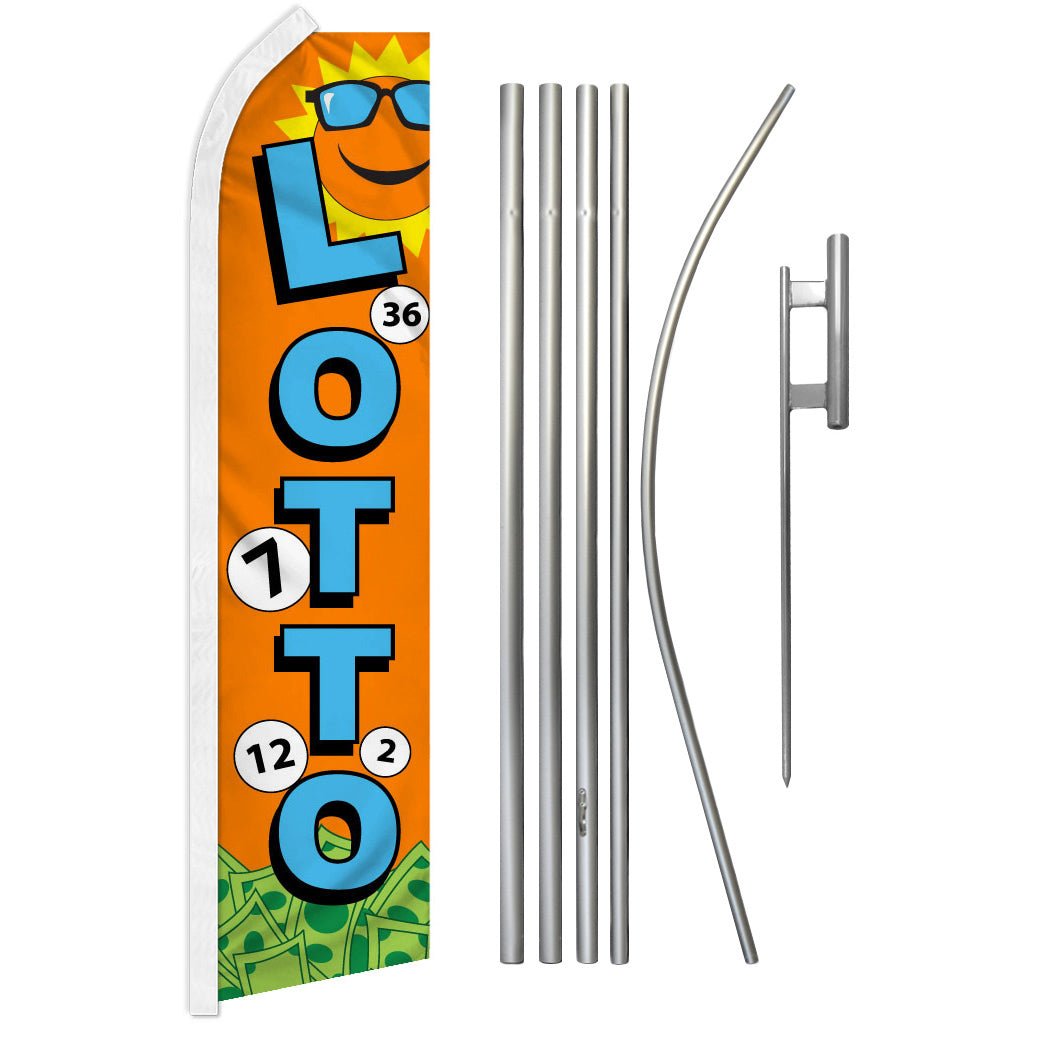 Lotto Super Flag & Pole Kit - Flags Importer