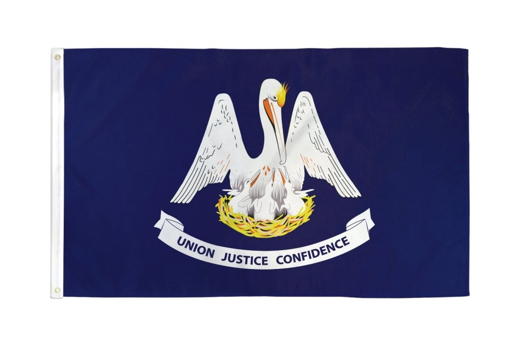 Louisiana Flag 3x5ft Poly - Flags Importer