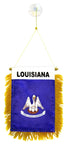 Louisiana Mini Banner - Flags Importer