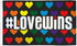 Love Wins Flag 3x5ft Poly - Flags Importer