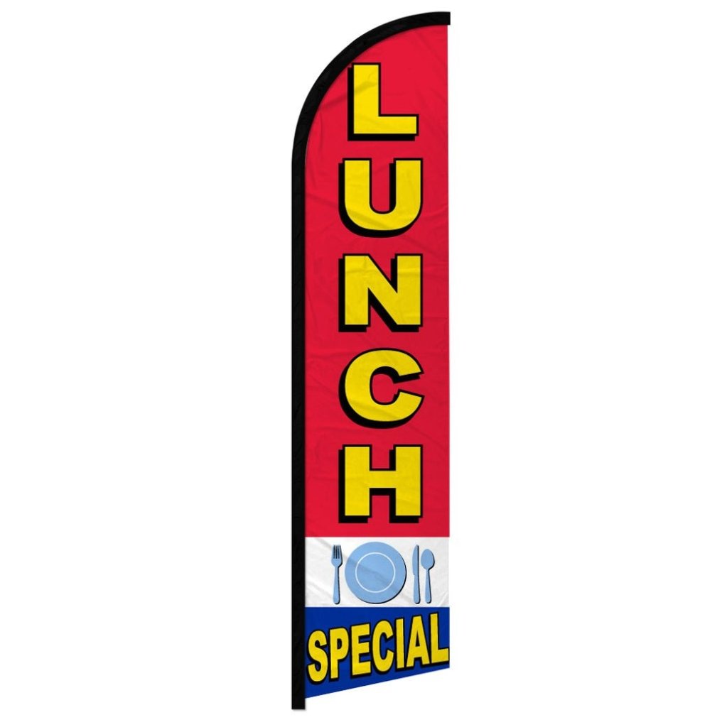 Lunch Special Windless Banner Flag - Flags Importer