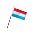 Luxembourg 4x6in Stick Flag - Flags Importer