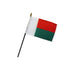 Madagascar 4x6in Stick Flag - Flags Importer