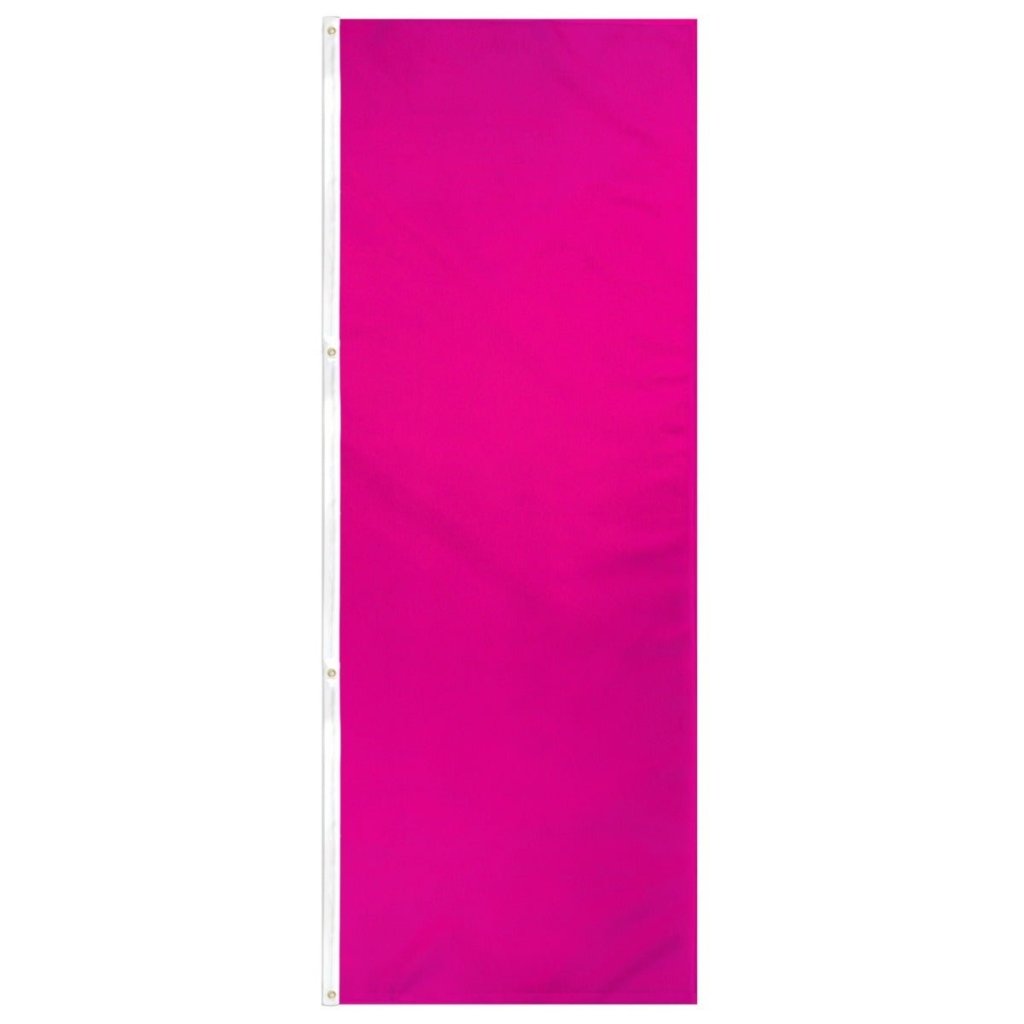 Magenta Solid Color 3x8ft DuraFlag Banner - Flags Importer