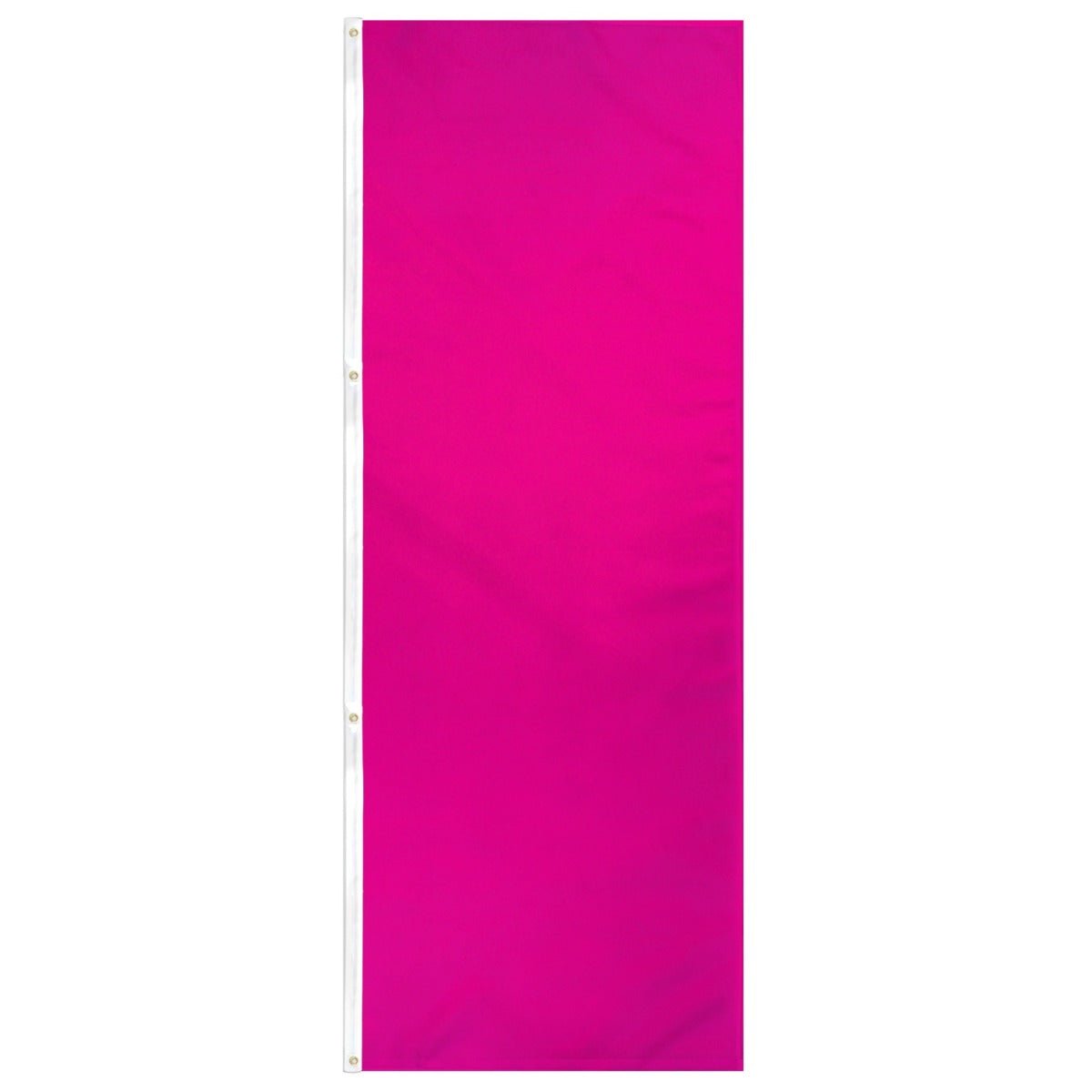 Magenta Solid Color 3x8ft DuraFlag Banner - Flags Importer