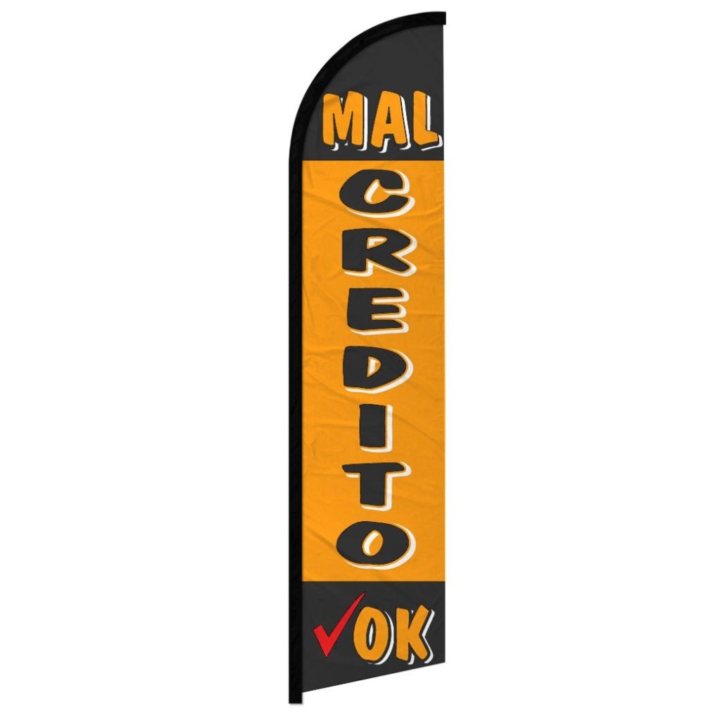 Mal Credito OK Windless Banner Flag - Flags Importer