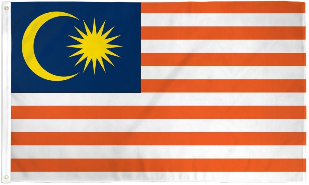 Malaysia Flag 2x3ft Poly - Flags Importer