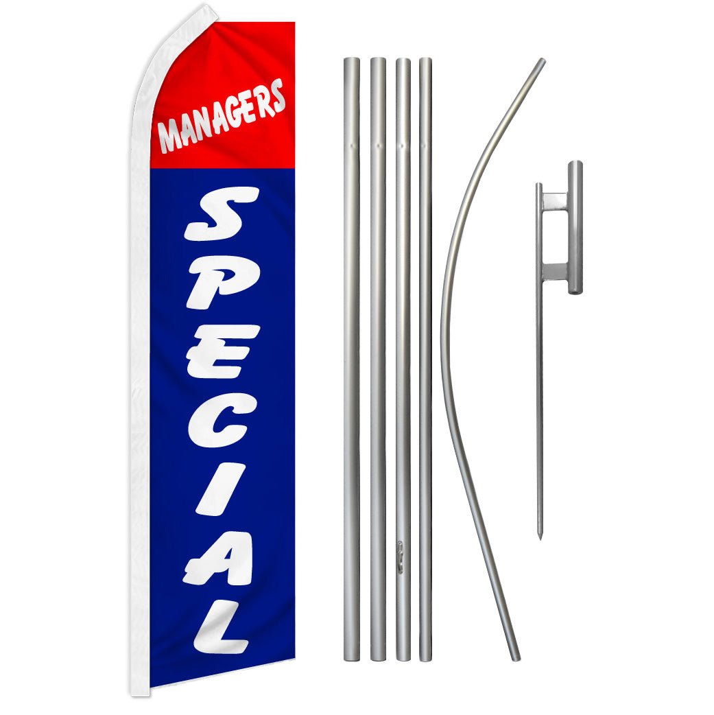 Managers Special Super Flag & Pole Kit - Flags Importer