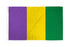 Mardi Gras (Plain) Flag 3x5ft Poly - Flags Importer