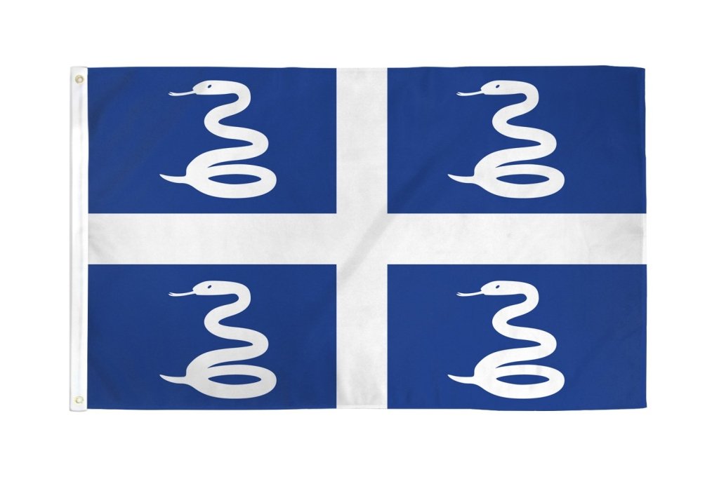 Martinique (Snake) Flag 2x3ft Poly - Flags Importer