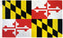 Maryland Flag 2x3ft Poly - Flags Importer