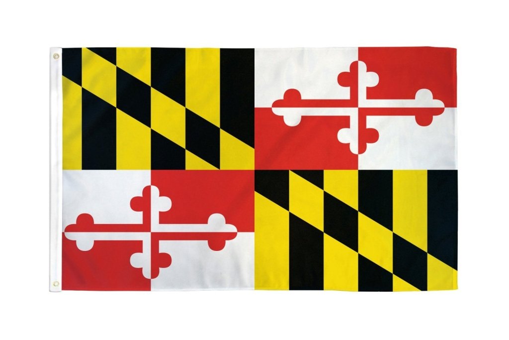 Maryland Flag 2x3ft Poly - Flags Importer