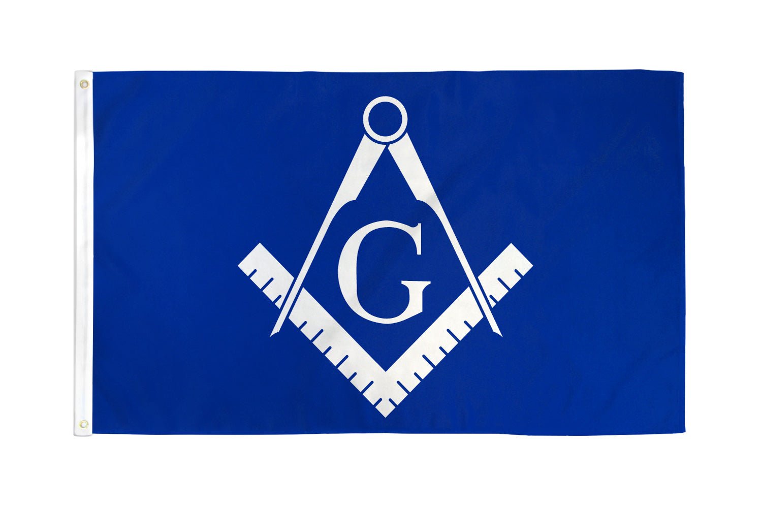 Masonic Flag (Blue & White) Flag 3x5ft Poly - Flags Importer