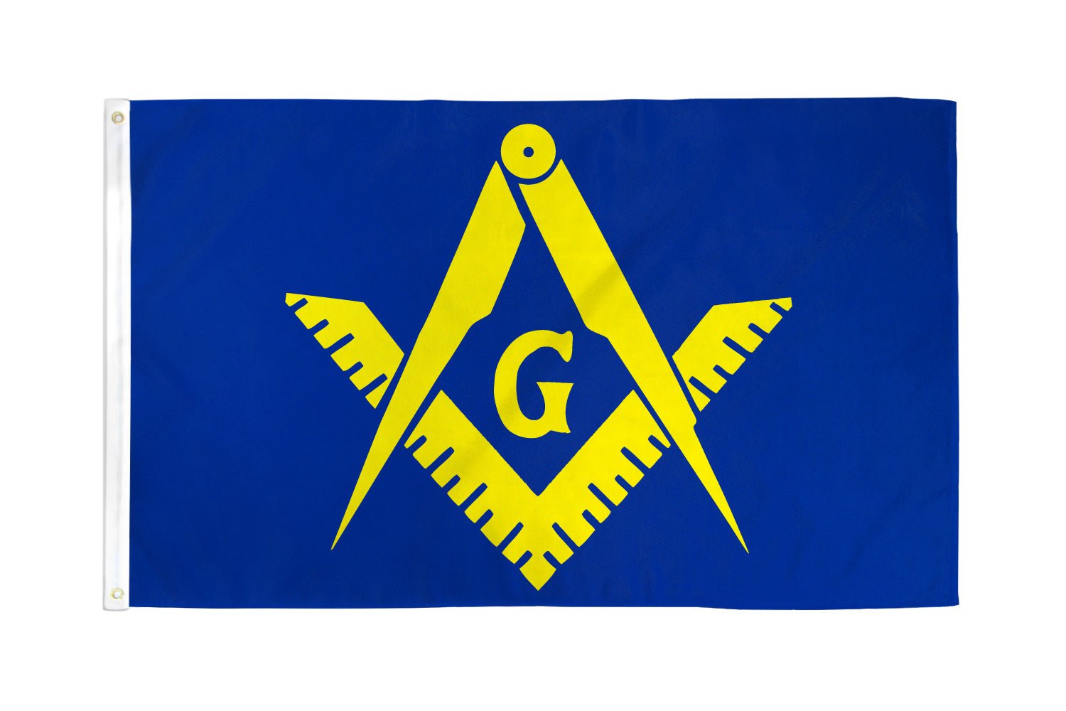 Masonic Flag (Blue & Yellow) Flag 3x5ft Poly - Flags Importer