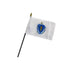 Massachusetts 4x6in Stick Flag - Flags Importer