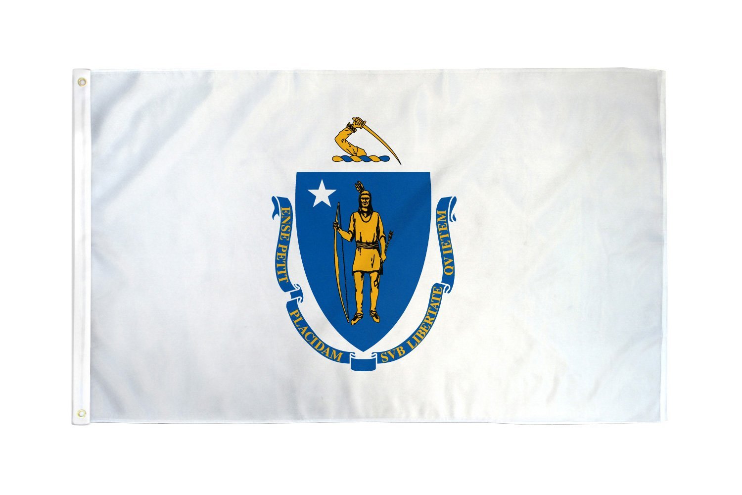 Massachusetts Flag 2x3ft Poly - Flags Importer